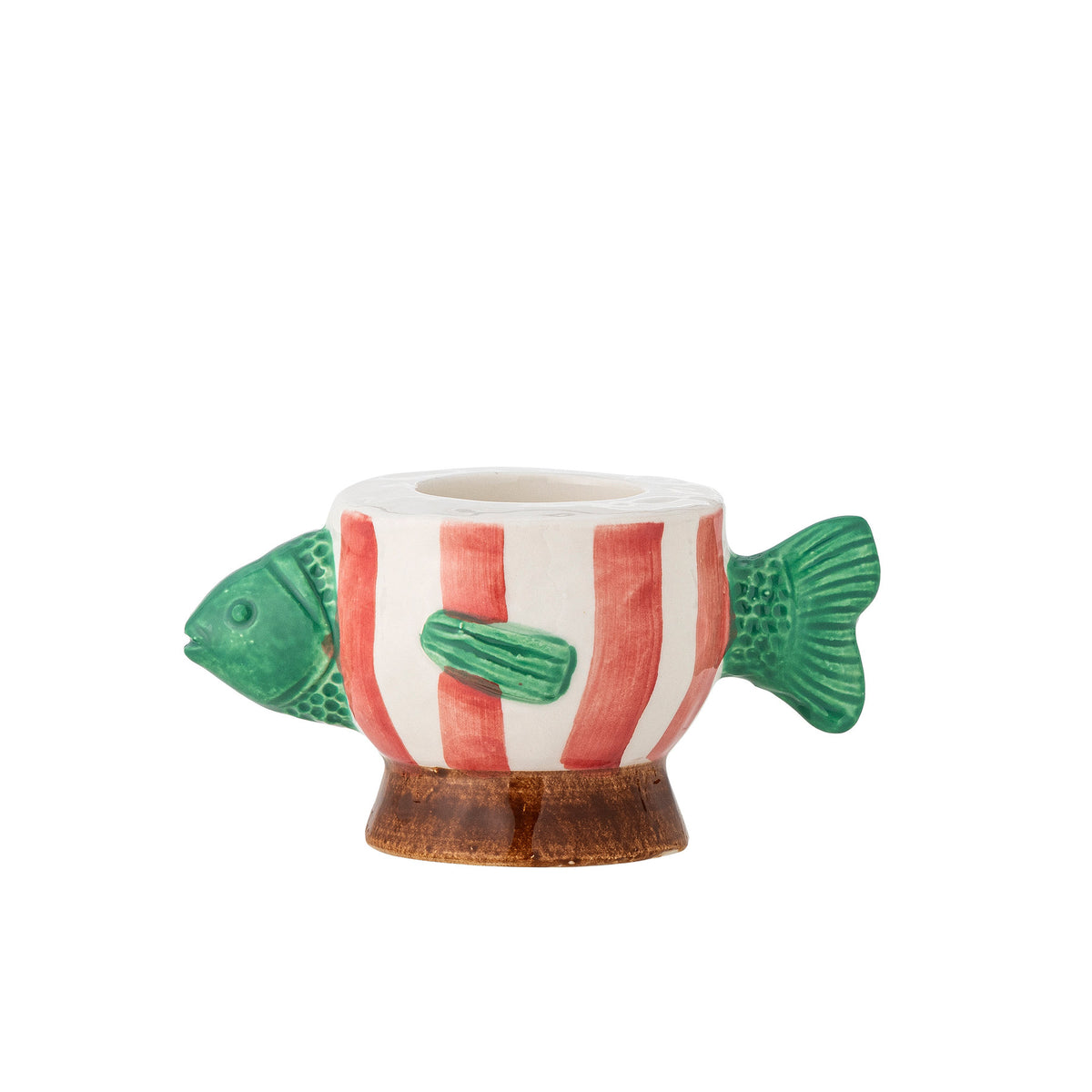 Codia Teelicht- und Kerzenhalter, Pink, Steingut in Rosa präsentiert im Onlineshop von KAQTU Design AG. Teelichthalter ist von Bloomingville