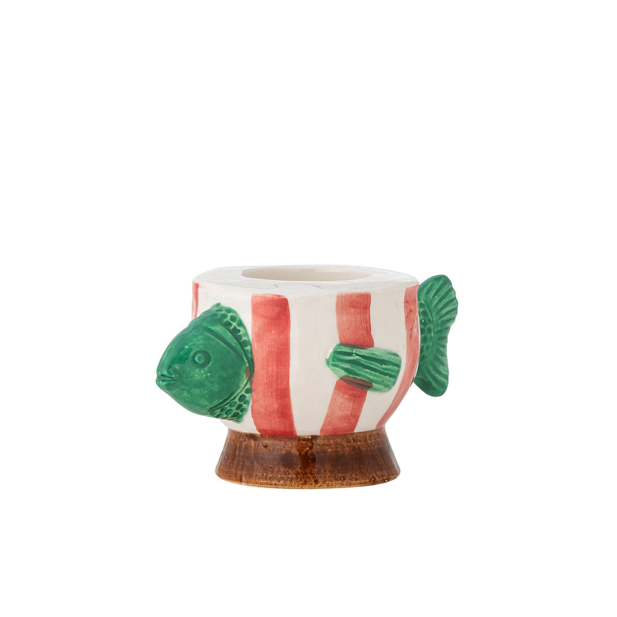 Codia Teelicht- und Kerzenhalter, Pink, Steingut in Rosa präsentiert im Onlineshop von KAQTU Design AG. Teelichthalter ist von Bloomingville