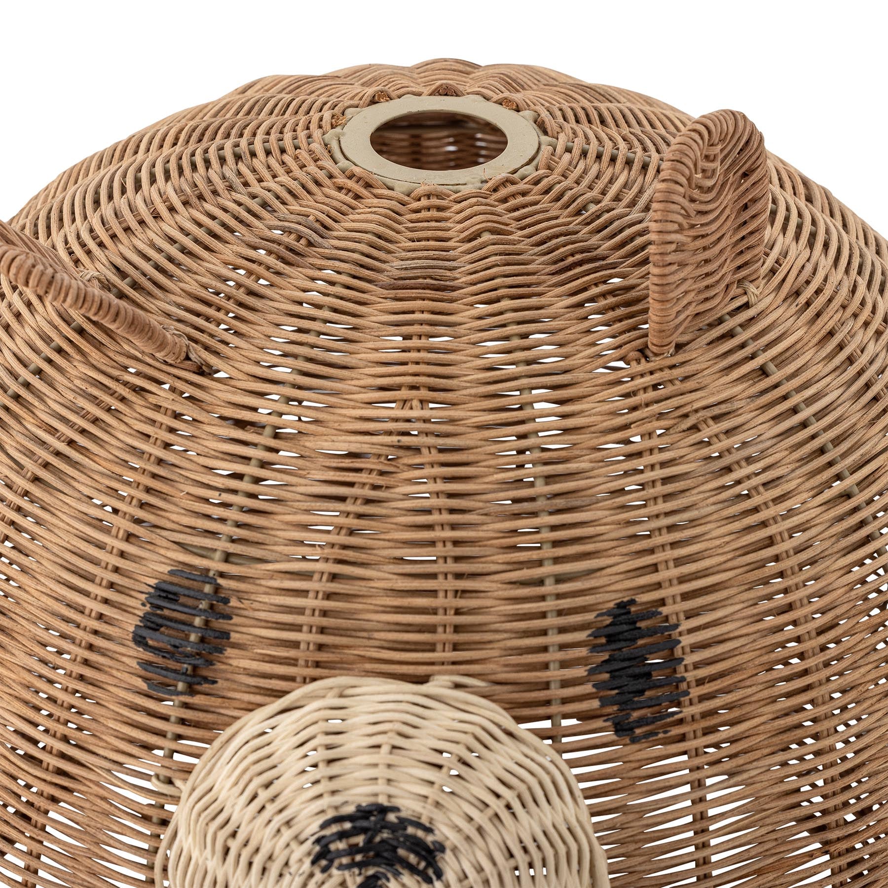 Lilu Lampenschirm, Natur, Rattan in Nature präsentiert im Onlineshop von KAQTU Design AG. Lampenschirm ist von Bloomingville Mini