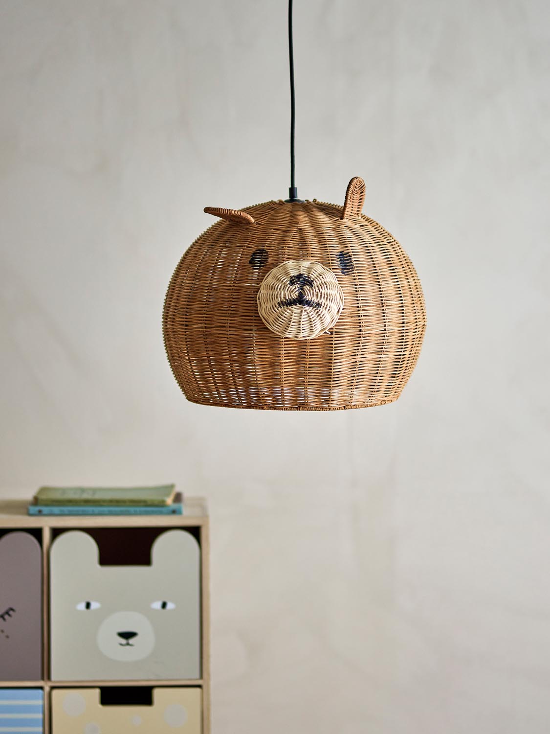 Lilu Lampenschirm, Natur, Rattan in Nature präsentiert im Onlineshop von KAQTU Design AG. Lampenschirm ist von Bloomingville Mini