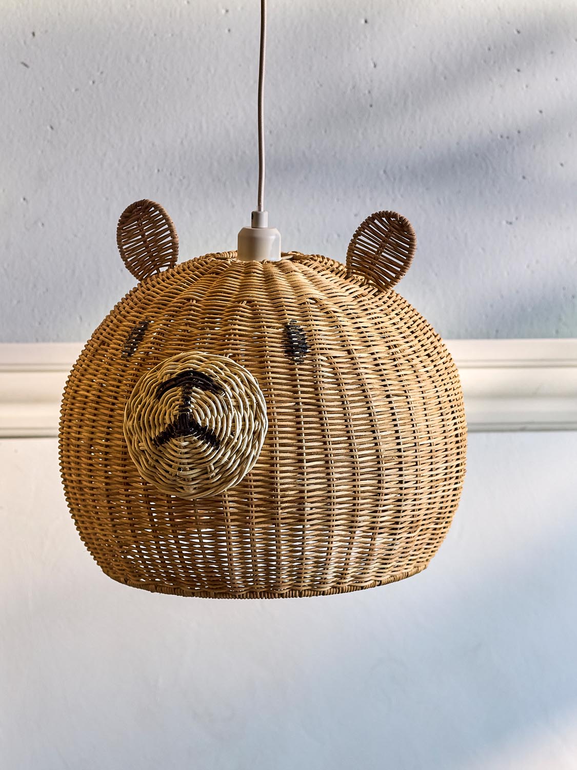 Lilu Lampenschirm, Natur, Rattan in Nature präsentiert im Onlineshop von KAQTU Design AG. Lampenschirm ist von Bloomingville Mini