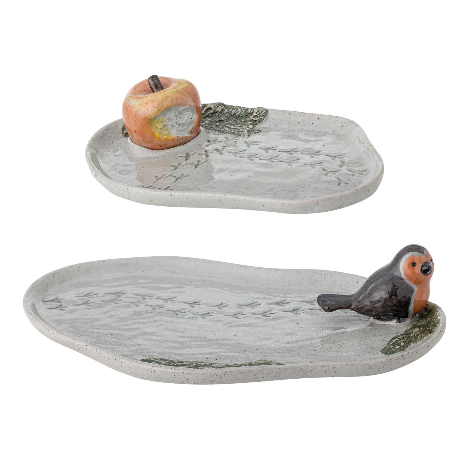 Bleak Serviertablett, Grau, Steingut in Grau präsentiert im Onlineshop von KAQTU Design AG. Kanne ist von Creative Collection
