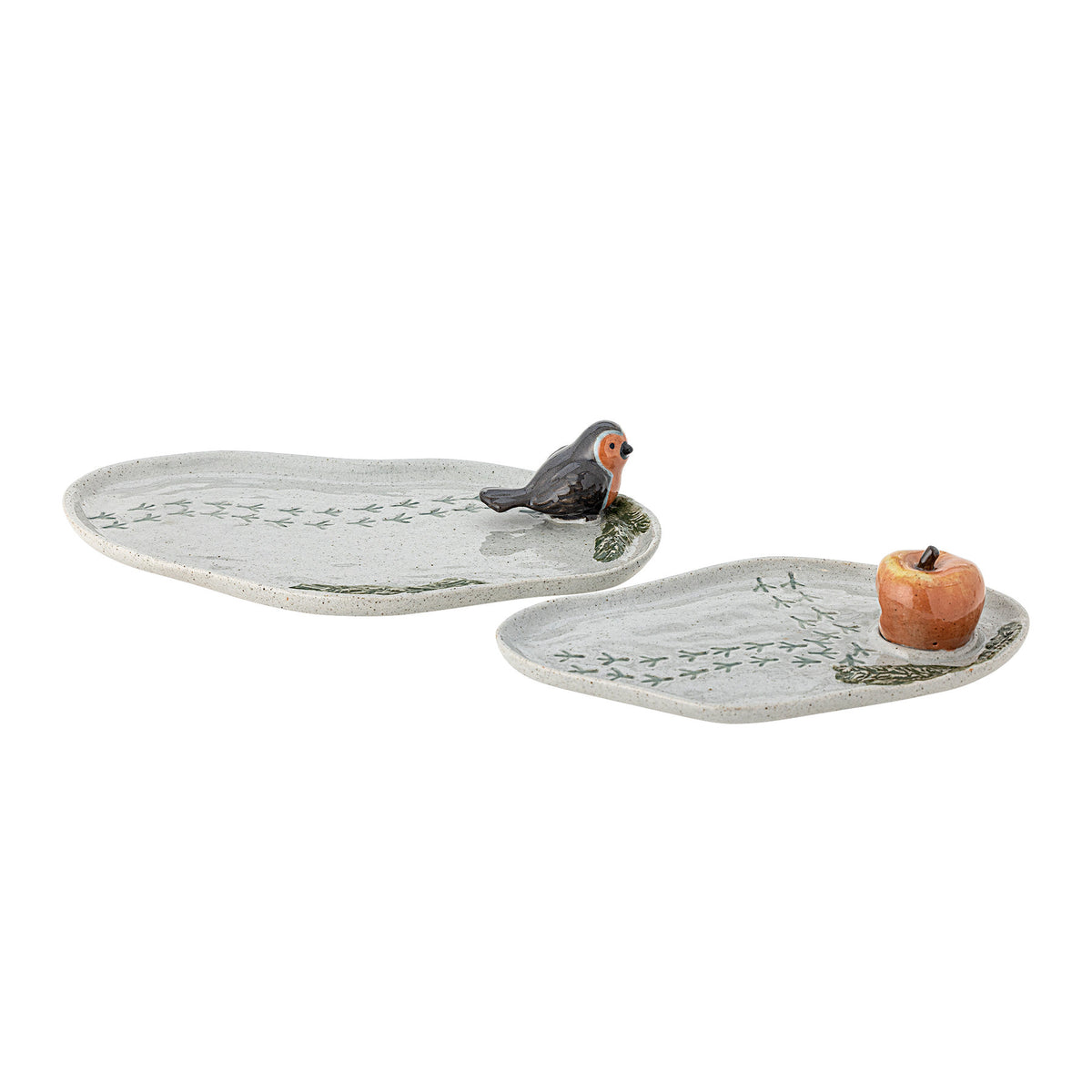 Bleak Serviertablett, Grau, Steingut in Grau präsentiert im Onlineshop von KAQTU Design AG. Kanne ist von Creative Collection