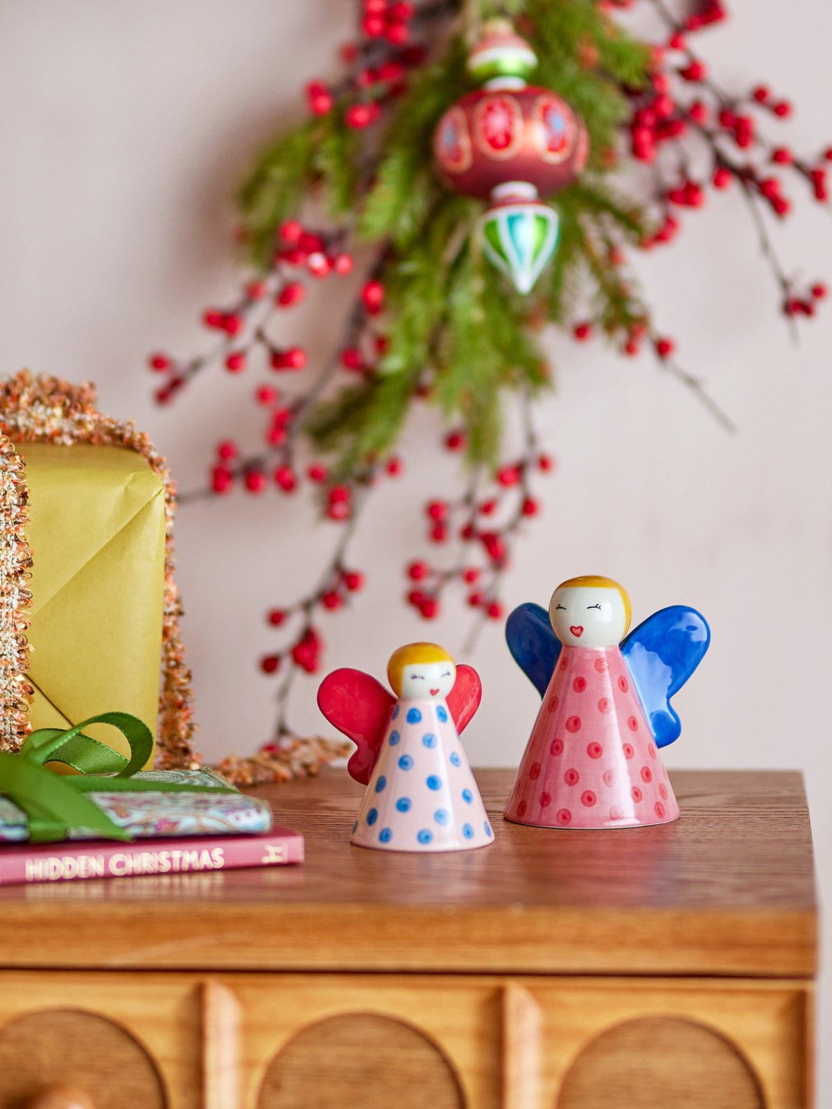 Caramella Deko, Rose, Steingut in Rose präsentiert im Onlineshop von KAQTU Design AG. Kunstgegenstände ist von Bloomingville