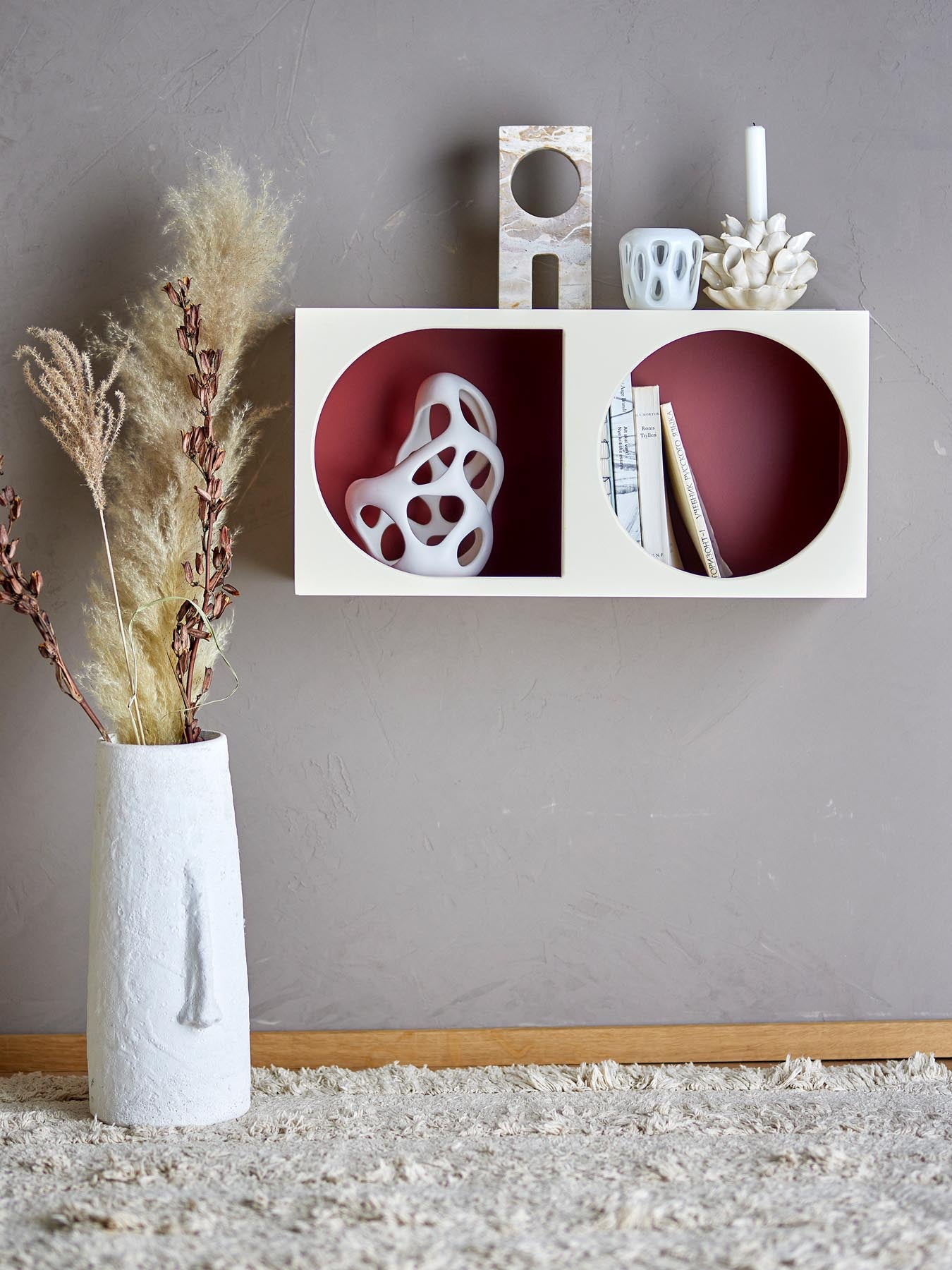Graphia Bücherregal, Weiß, MDF in Weiß präsentiert im Onlineshop von KAQTU Design AG. Standregal ist von Bloomingville
