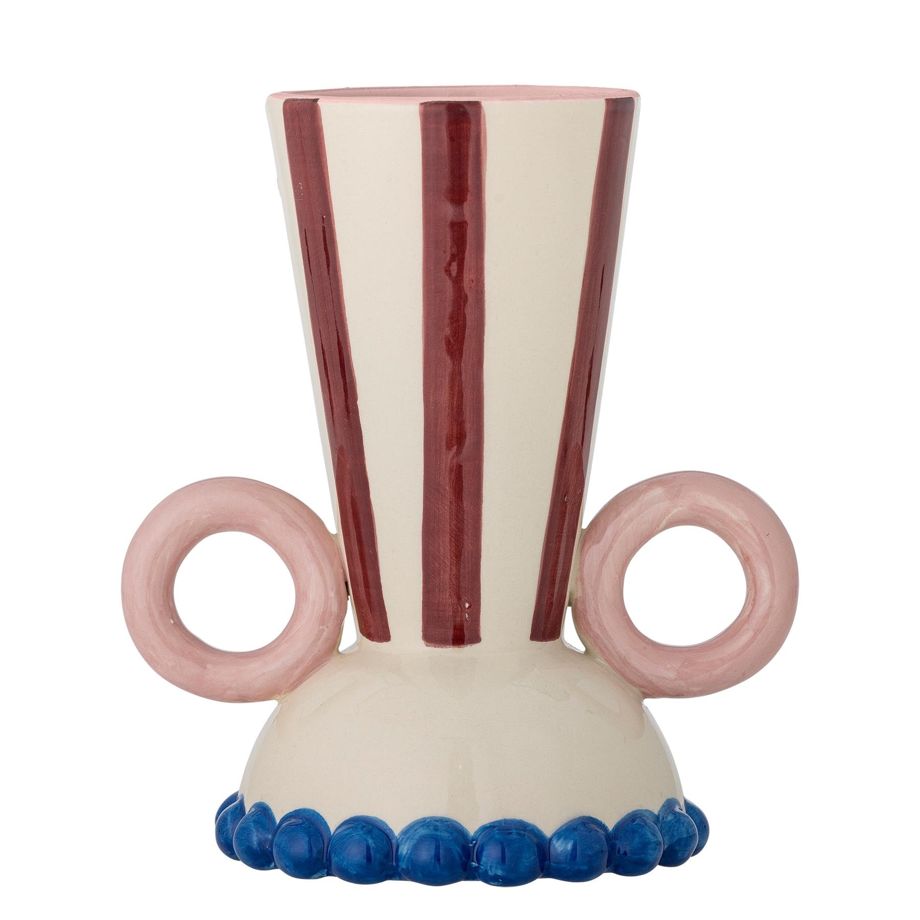 Hyldia Vase, Bunt, Steingut in Multi präsentiert im Onlineshop von KAQTU Design AG. Vase ist von Bloomingville