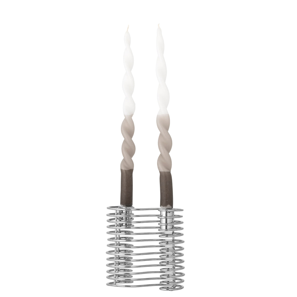 Wavela Kerzenhalter, Silber, Eisen in Silber präsentiert im Onlineshop von KAQTU Design AG. Teelichthalter ist von Bloomingville
