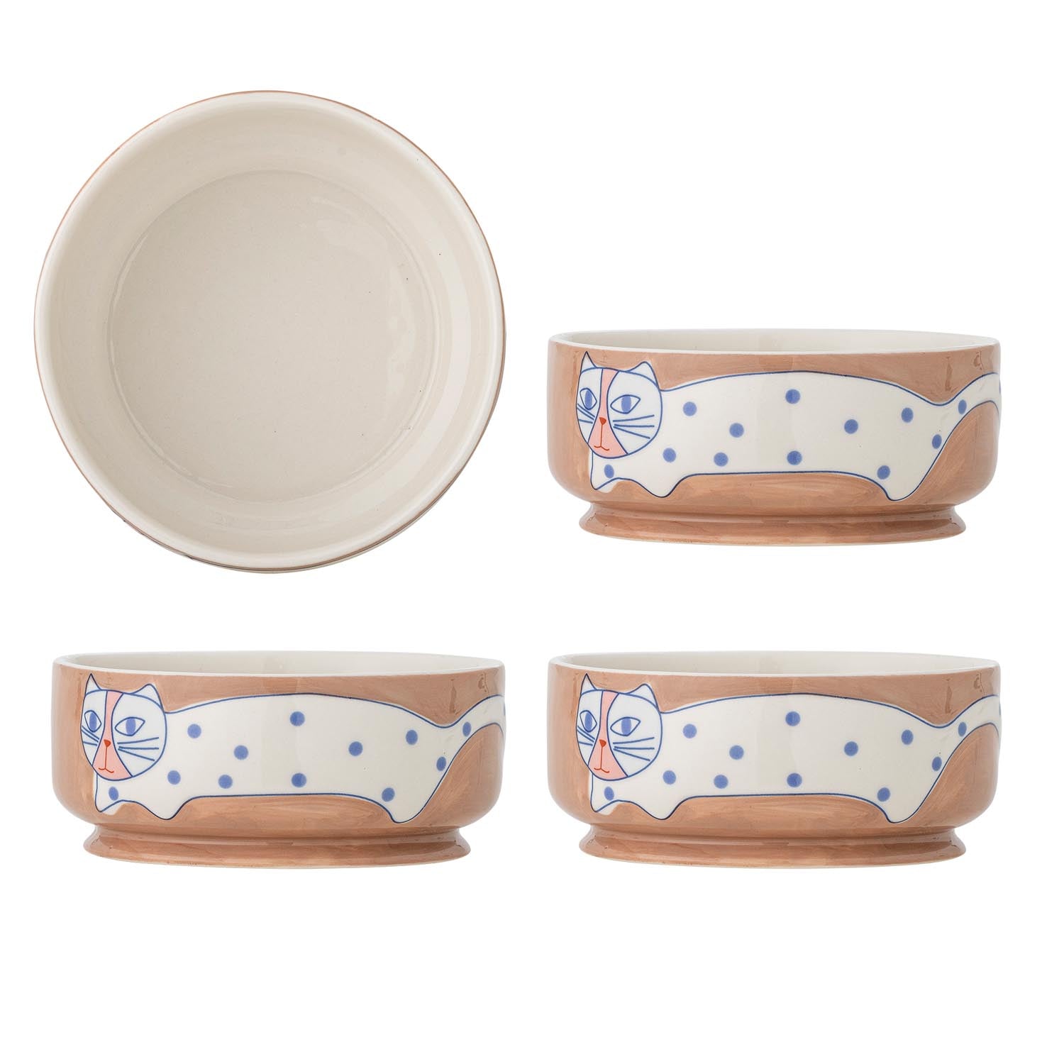Missy Schale, Braun, Steingut in Braun präsentiert im Onlineshop von KAQTU Design AG. Schale ist von Bloomingville