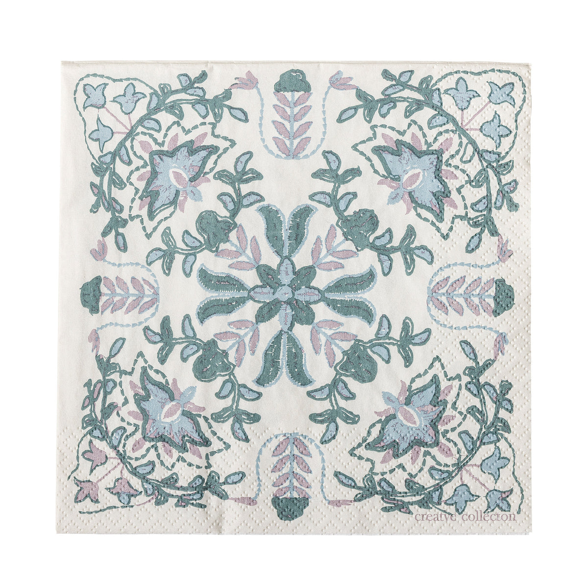 Alvira Serviette, Grün, FSC® Mix, Papier in Grün präsentiert im Onlineshop von KAQTU Design AG. Servietten ist von Creative Collection