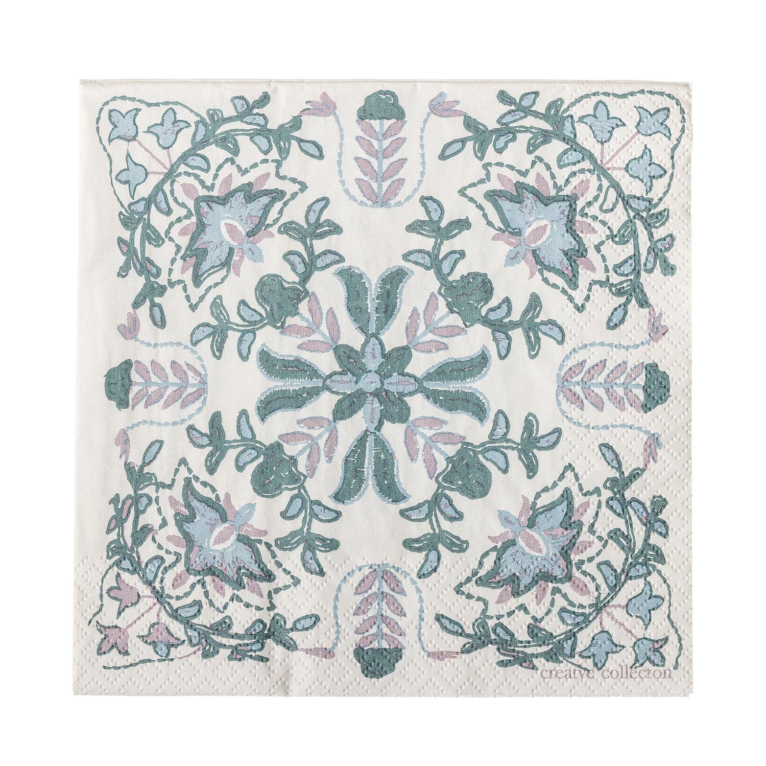 Alvira Serviette, Grün, FSC® Mix, Papier in Grün präsentiert im Onlineshop von KAQTU Design AG. Servietten ist von Creative Collection