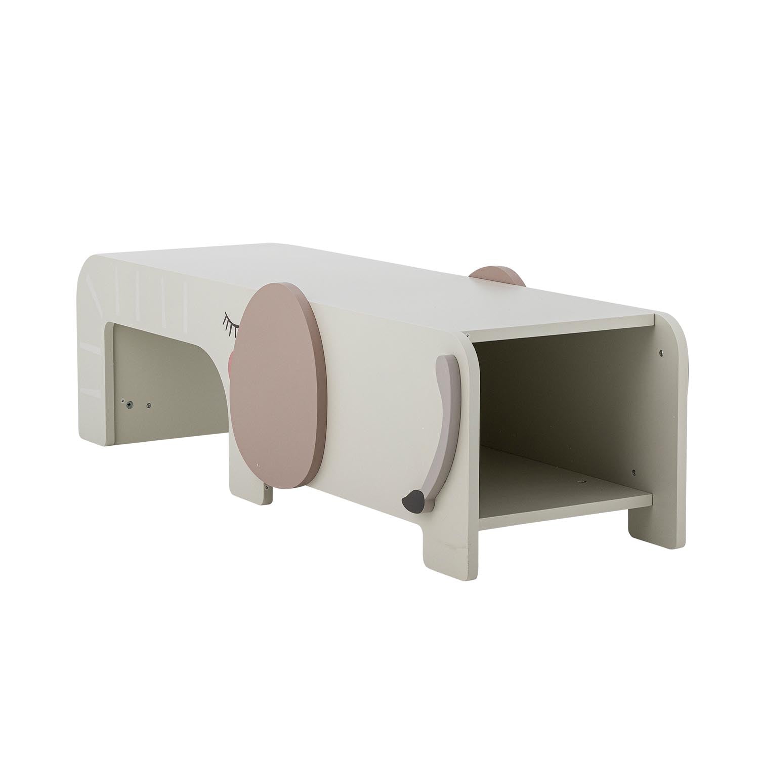 Die Ferdinand Bank von Bloomingville Mini vereint stilvolles Design und Funktionalität. Sie bietet Stauraum und ist aus umweltfreundlichem FSC®100% MDF gefertigt.
