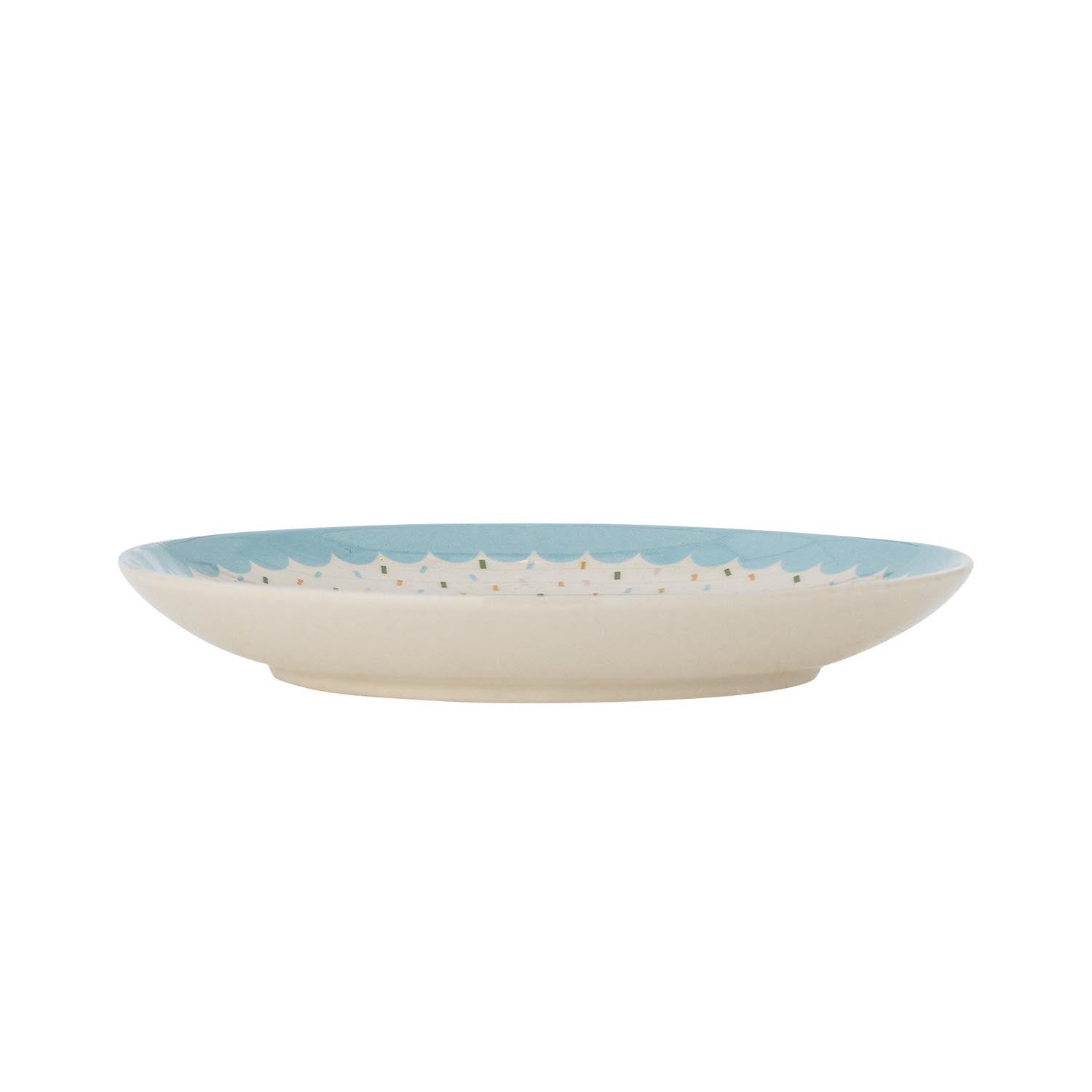 Celebrate Teller, Blau, Steingut in Blau präsentiert im Onlineshop von KAQTU Design AG. Teller ist von Bloomingville Mini