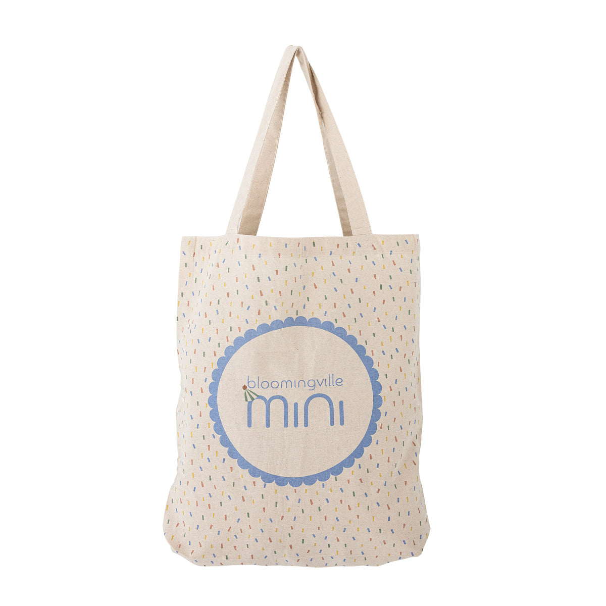 Celebrate Tragetasche, Blau, Baumwolle in Blau präsentiert im Onlineshop von KAQTU Design AG. Tasche ist von Bloomingville Mini