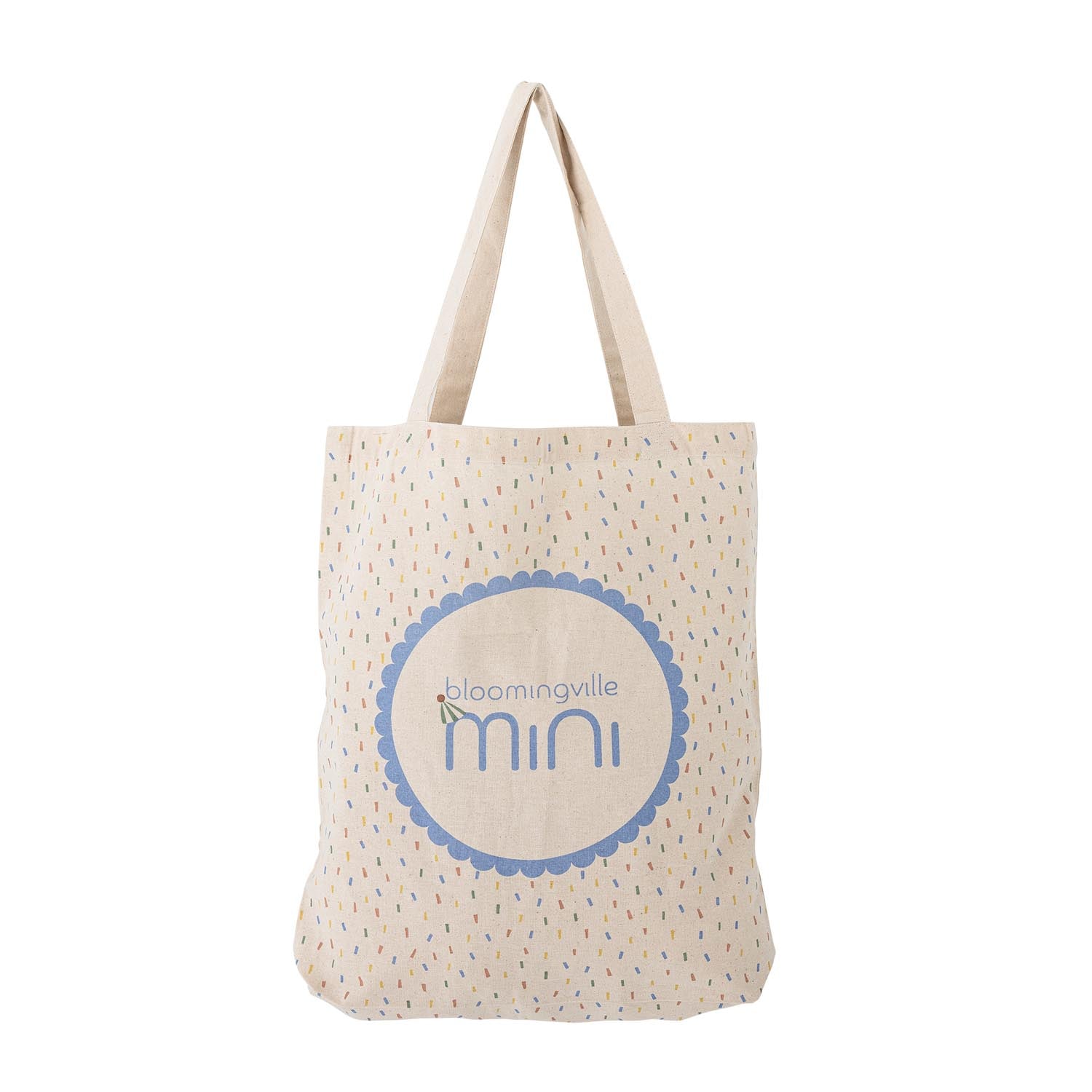Celebrate Tragetasche, Blau, Baumwolle in Blau präsentiert im Onlineshop von KAQTU Design AG. Tasche ist von Bloomingville Mini