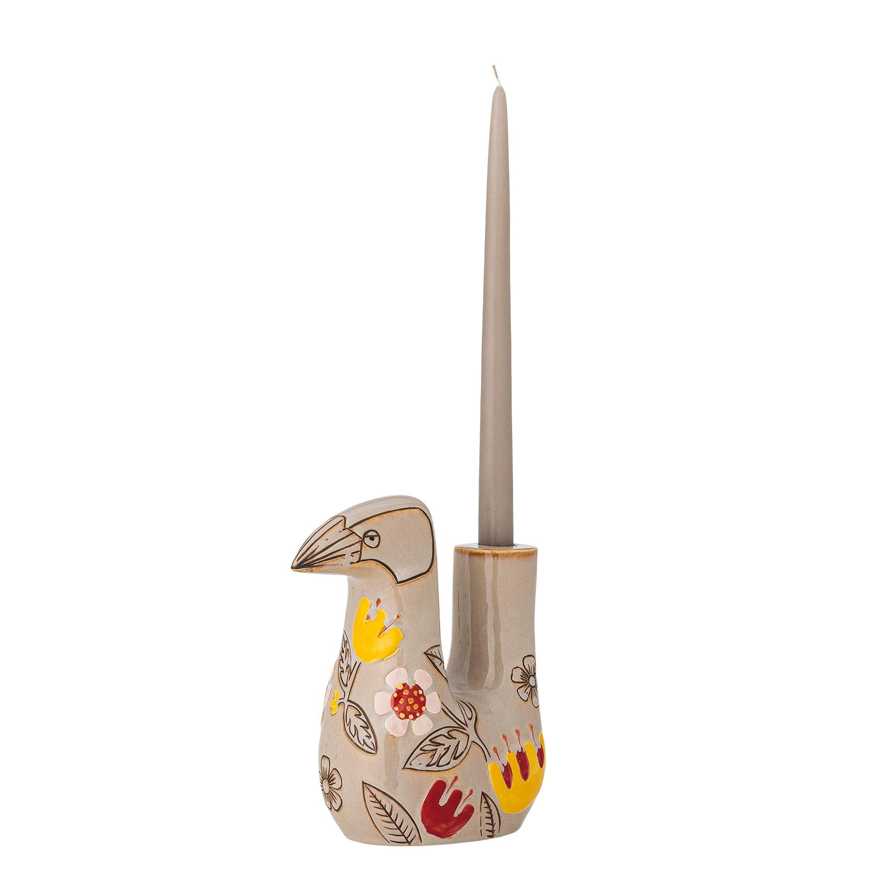 Vivielle Kerzenhalter, Natur, Steingut in Nature präsentiert im Onlineshop von KAQTU Design AG. Kerzenständer ist von Bloomingville