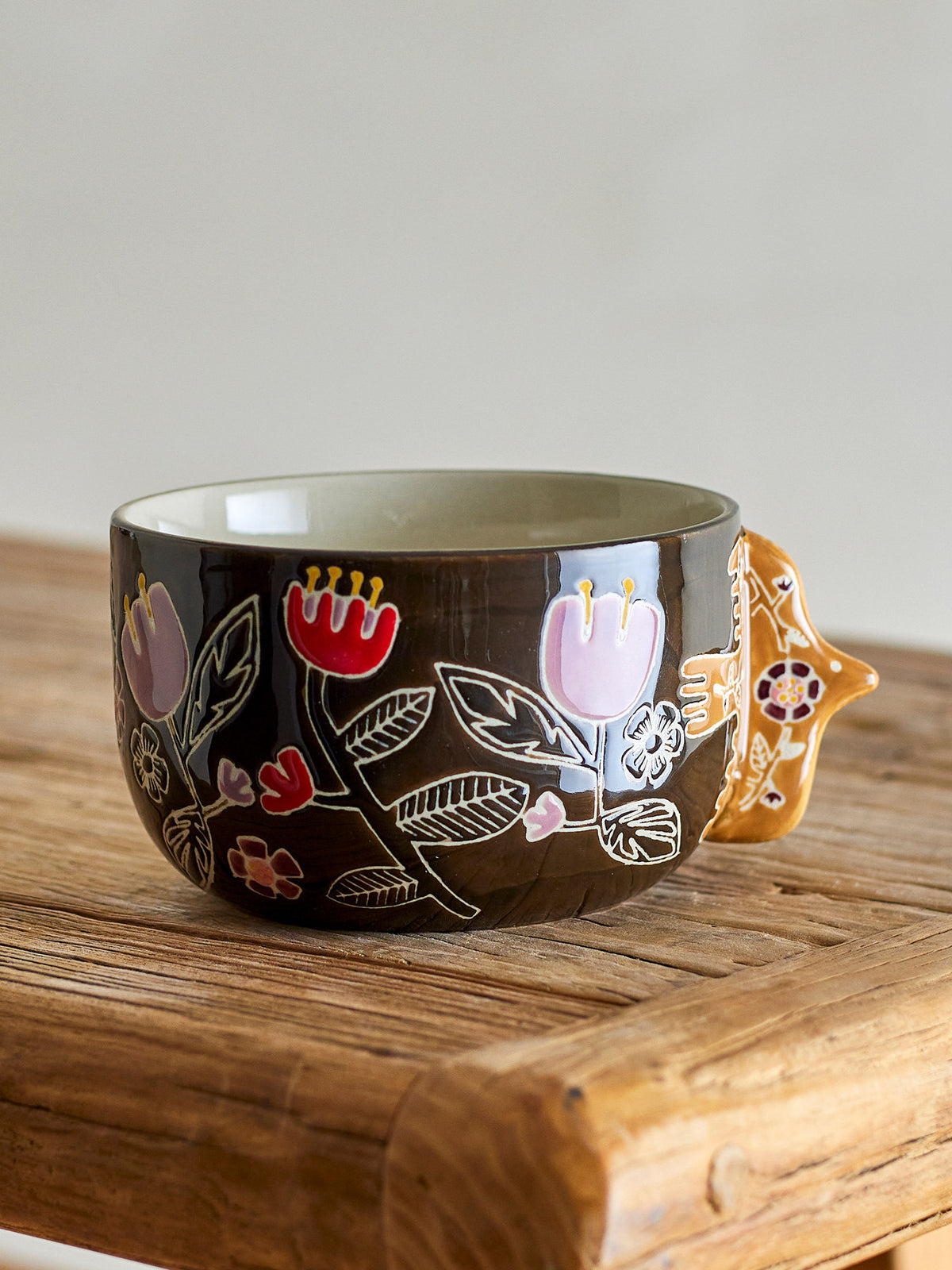 Vivielle Schale, Bunt, Steingut in Multi präsentiert im Onlineshop von KAQTU Design AG. Schale ist von Bloomingville