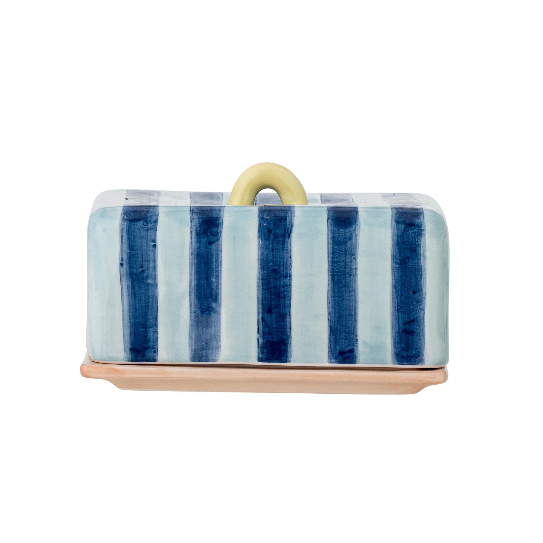 Phoenix Butterdose, Bunt, Steingut in Multi präsentiert im Onlineshop von KAQTU Design AG. Käsezubehör ist von Bloomingville