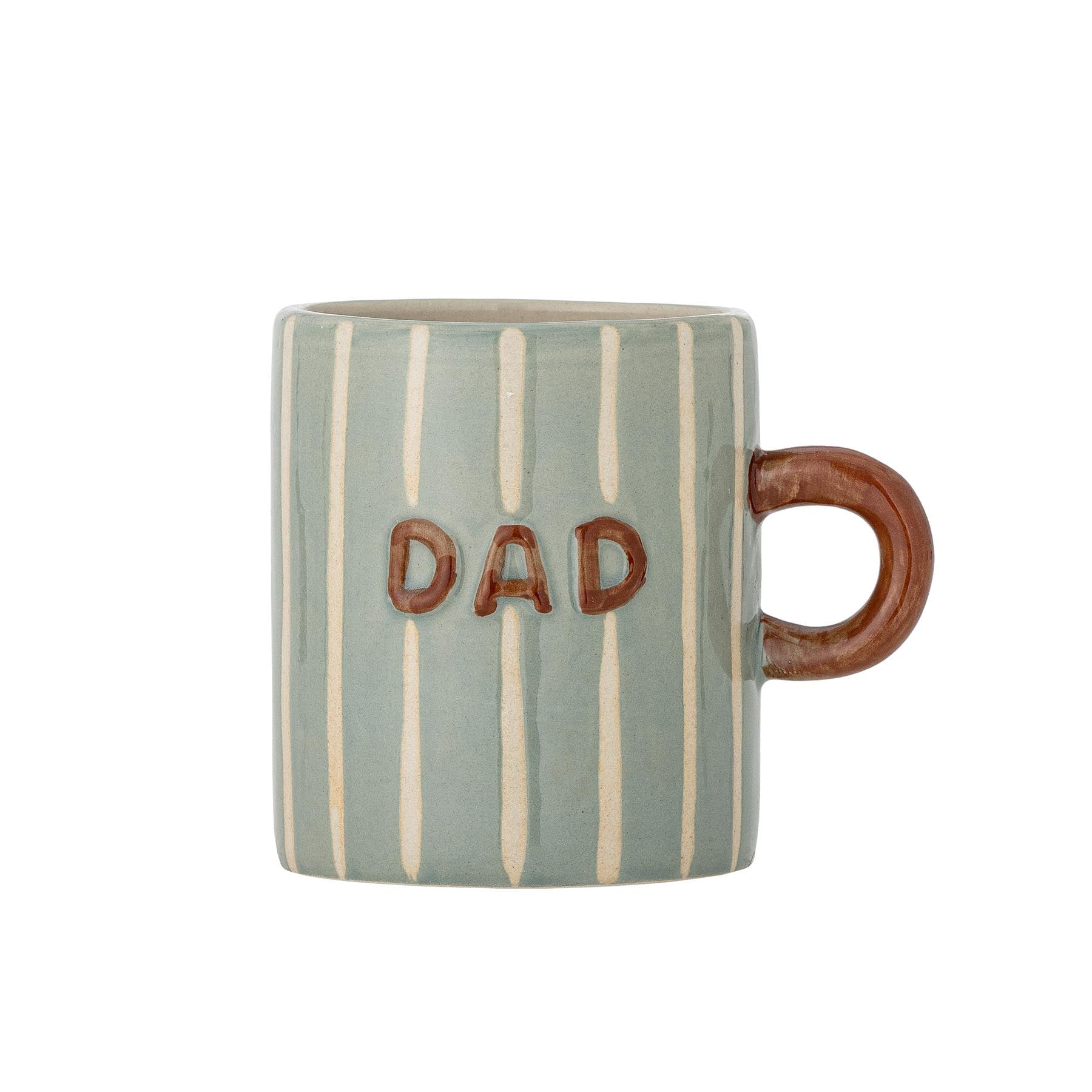 Cherish Becher, Blau, Steingut in Blue präsentiert im Onlineshop von KAQTU Design AG. Tasse ist von Bloomingville
