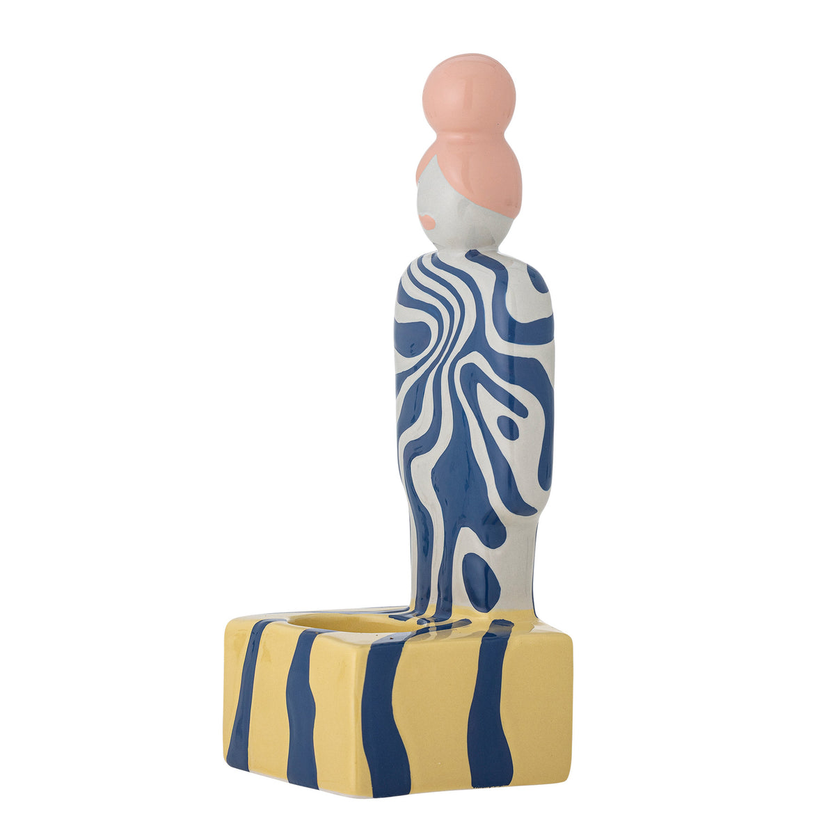 Priya Teelichthalter, Bunt, Steingut in Multi präsentiert im Onlineshop von KAQTU Design AG. Kerzenständer ist von Bloomingville