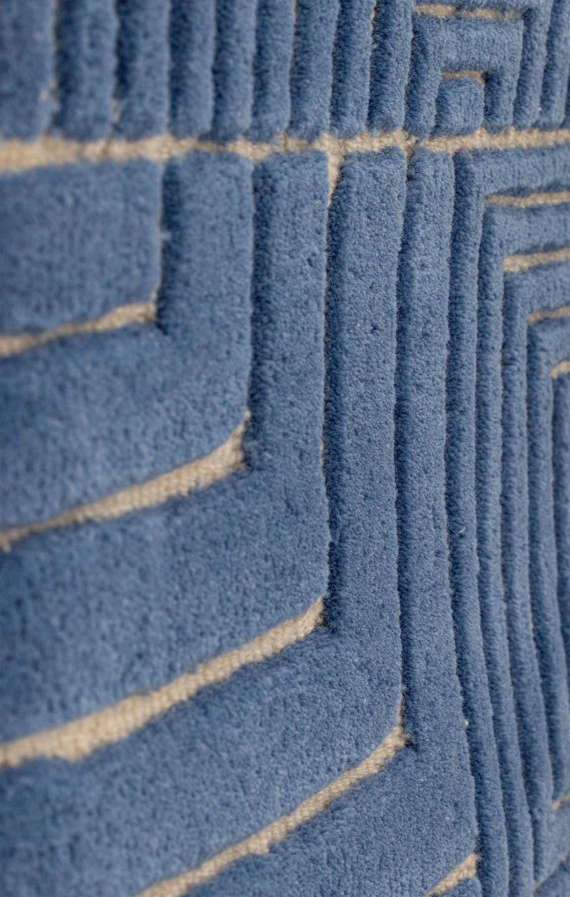Velva Wanddekoration, Blau, Wolle OEKO-TEX® in Blue präsentiert im Onlineshop von KAQTU Design AG. Bild ist von Bloomingville