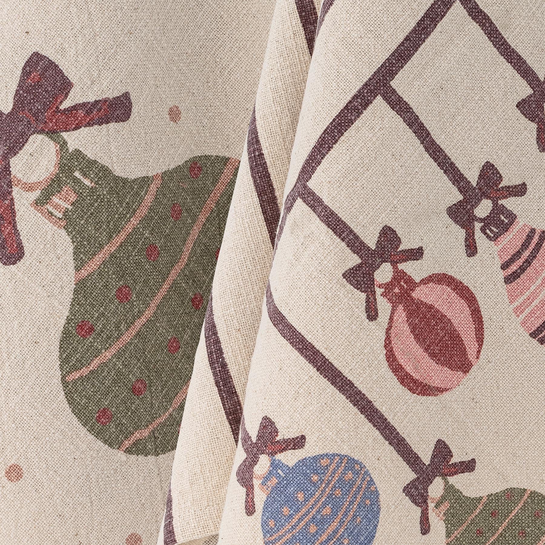 Ornamentia Küchenhandtuch, Rot, Baumwolle OEKO-TEX® in Red präsentiert im Onlineshop von KAQTU Design AG. Küchentuch ist von Bloomingville