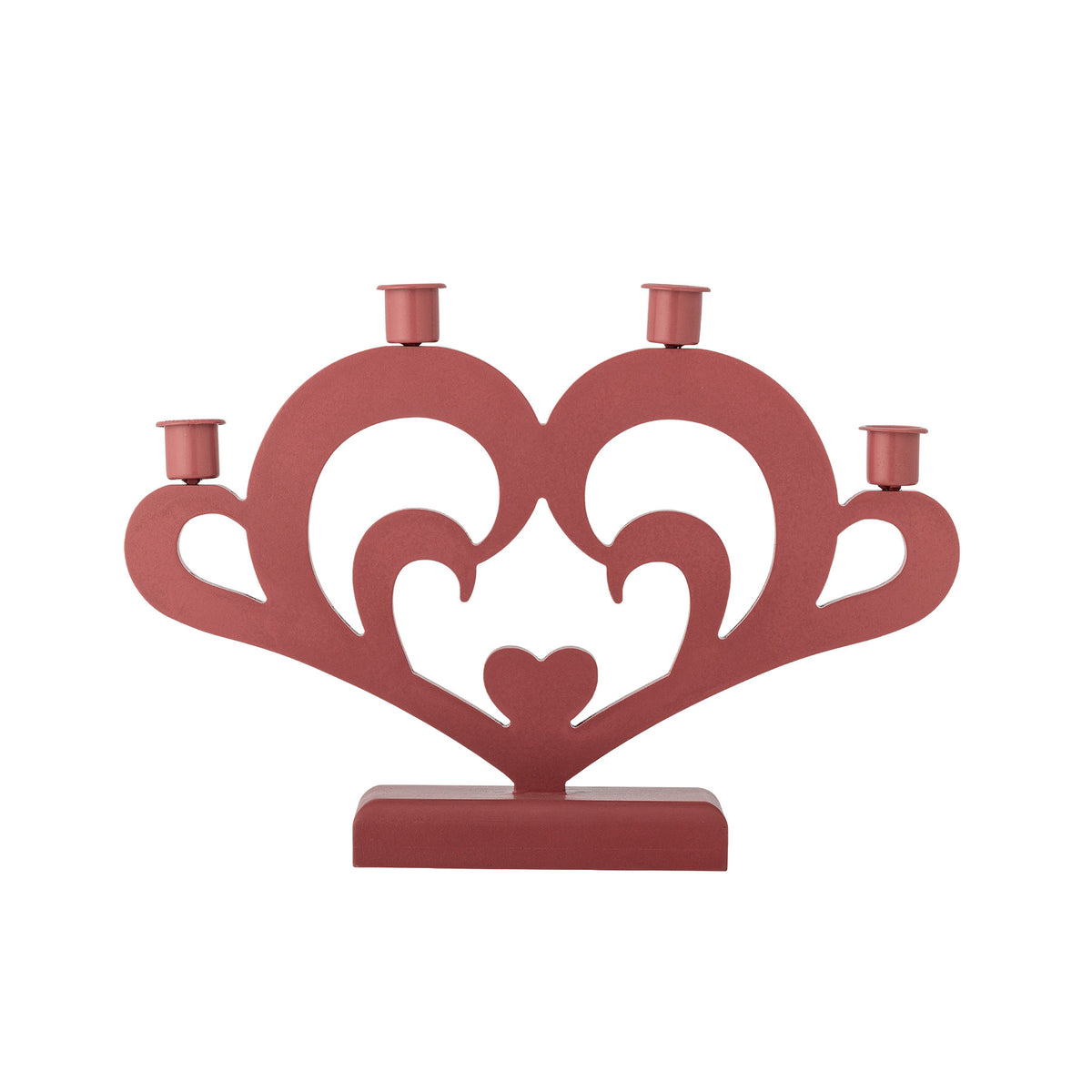 Salia Adventskerzenständer, Rot, MDF in Red präsentiert im Onlineshop von KAQTU Design AG. Kerzenständer ist von Bloomingville