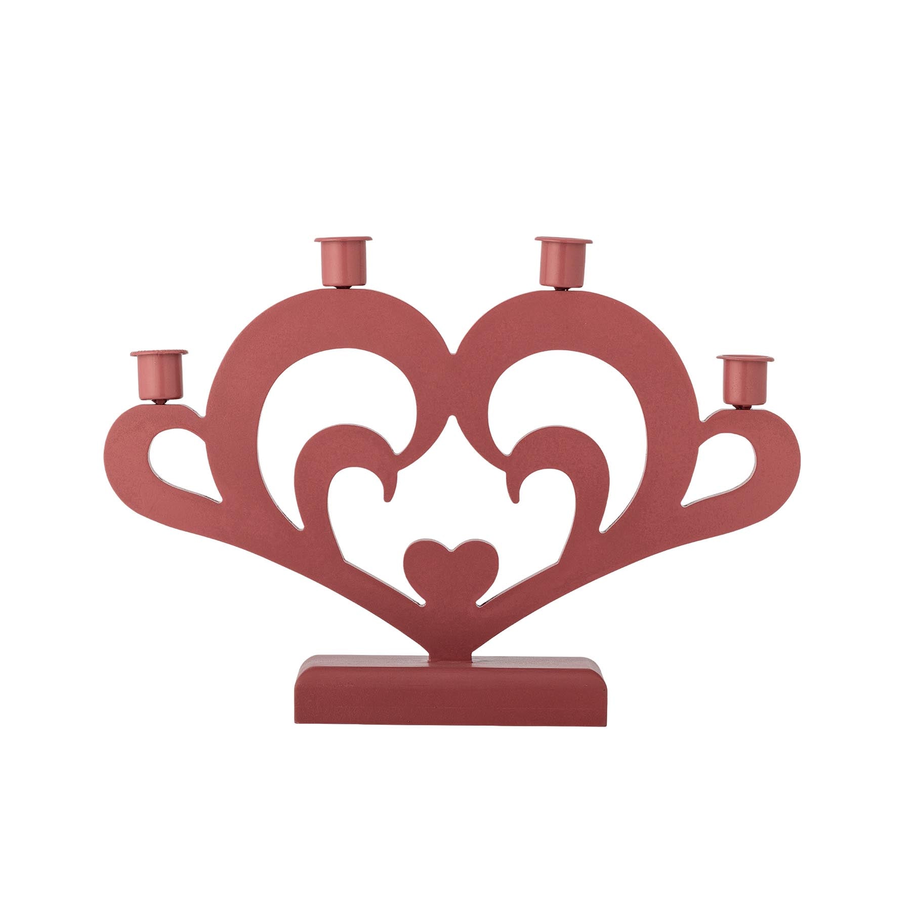 Salia Adventskerzenständer, Rot, MDF in Red präsentiert im Onlineshop von KAQTU Design AG. Kerzenständer ist von Bloomingville