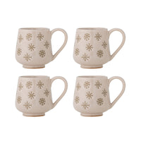 Snowie Becher, Weiss, Steingut
