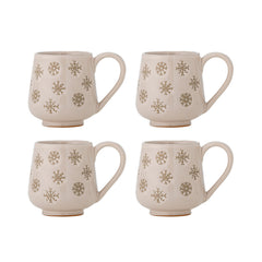 Snowie Becher, Weiss, Steingut