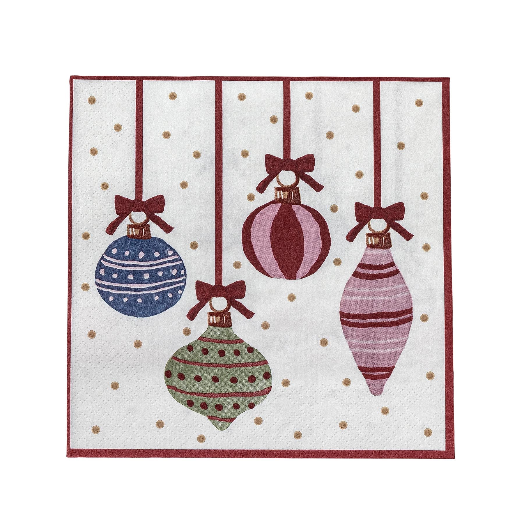 Ornamentia Serviette, Rot, FSC®Mix, Paper in Red präsentiert im Onlineshop von KAQTU Design AG. Servietten ist von Bloomingville
