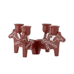 Siffer Adventskerzenständer, Rot, Polyresin