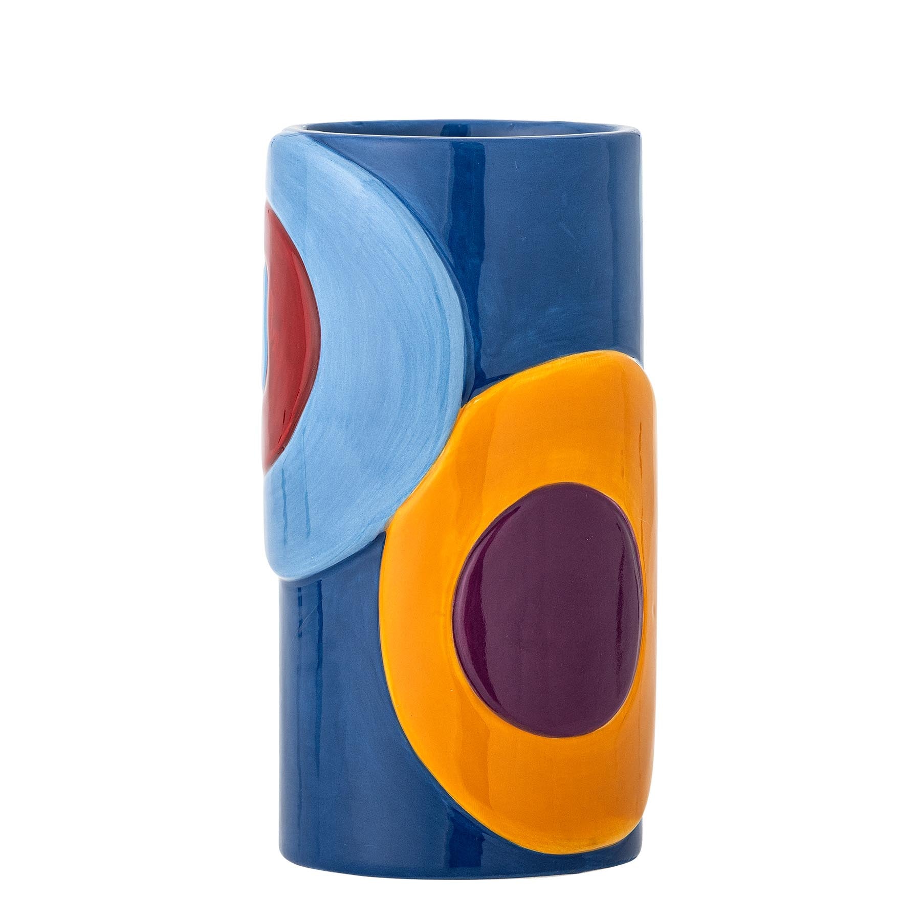 Polivia Vase, Bunt, Keramik in Multi präsentiert im Onlineshop von KAQTU Design AG. Vase ist von Bloomingville