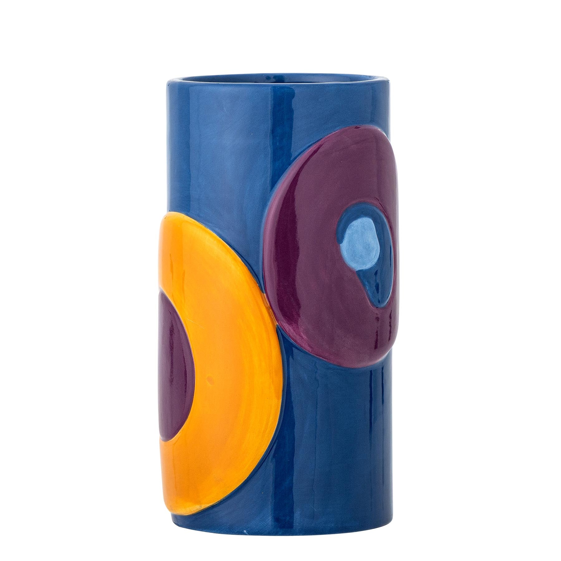Polivia Vase, Bunt, Keramik in Multi präsentiert im Onlineshop von KAQTU Design AG. Vase ist von Bloomingville