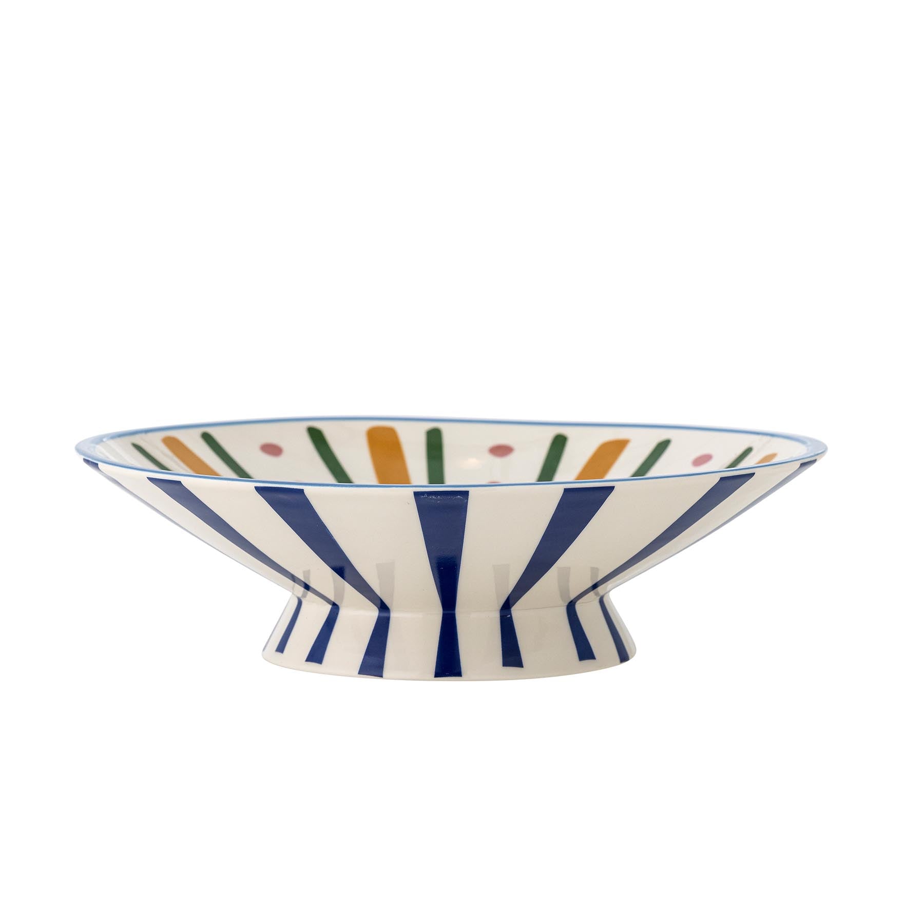 Conneli Schale, Bunt, Steingut in Multi präsentiert im Onlineshop von KAQTU Design AG. Schale ist von Bloomingville