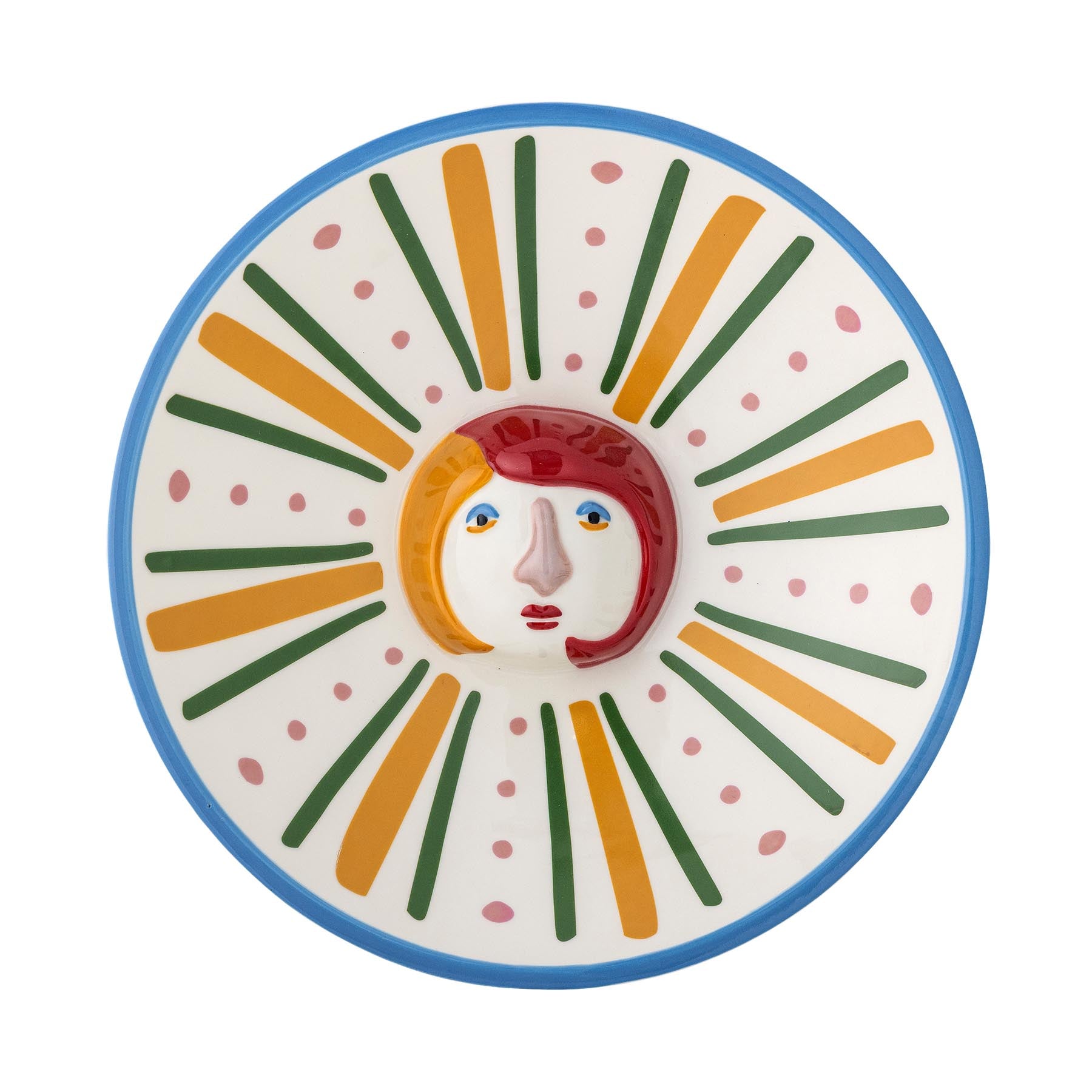 Conneli Schale, Bunt, Steingut in Multi präsentiert im Onlineshop von KAQTU Design AG. Schale ist von Bloomingville