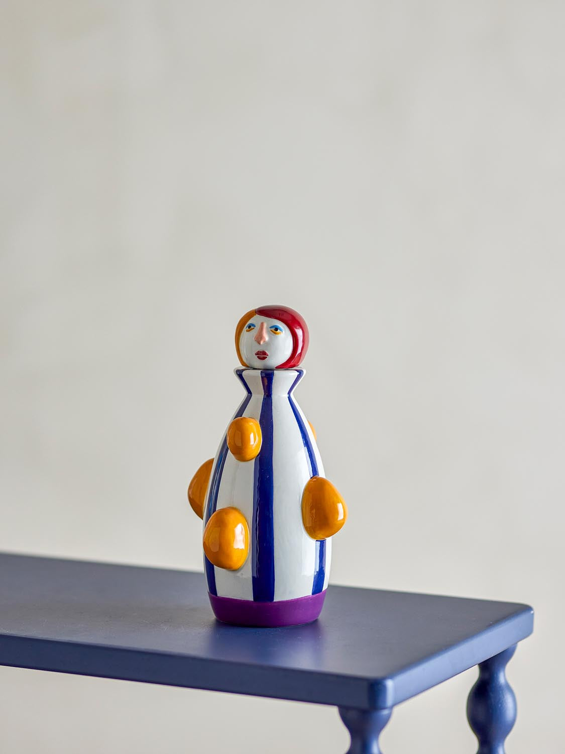Conneli Kerzenhalter, Bunt, Keramik in Multi präsentiert im Onlineshop von KAQTU Design AG. Kerzenständer ist von Bloomingville