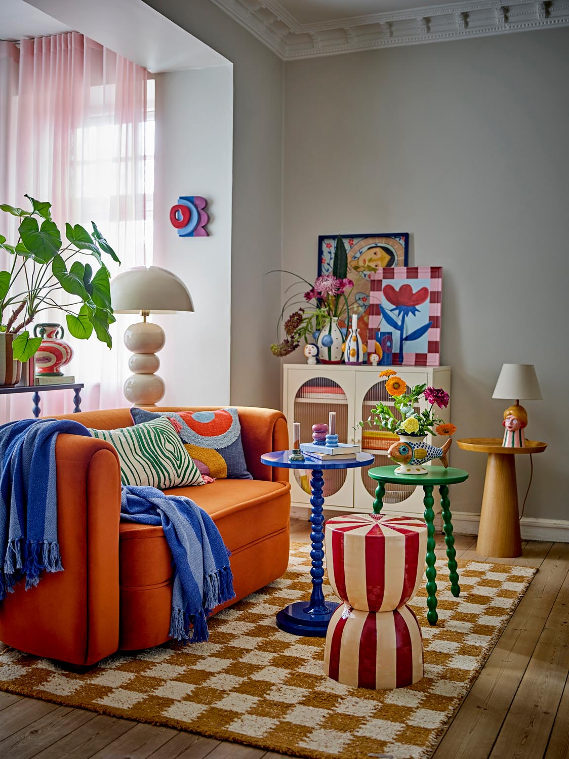 Polivia Wanddekoration, Bunt, Keramik in Multi präsentiert im Onlineshop von KAQTU Design AG. Bild ist von Bloomingville