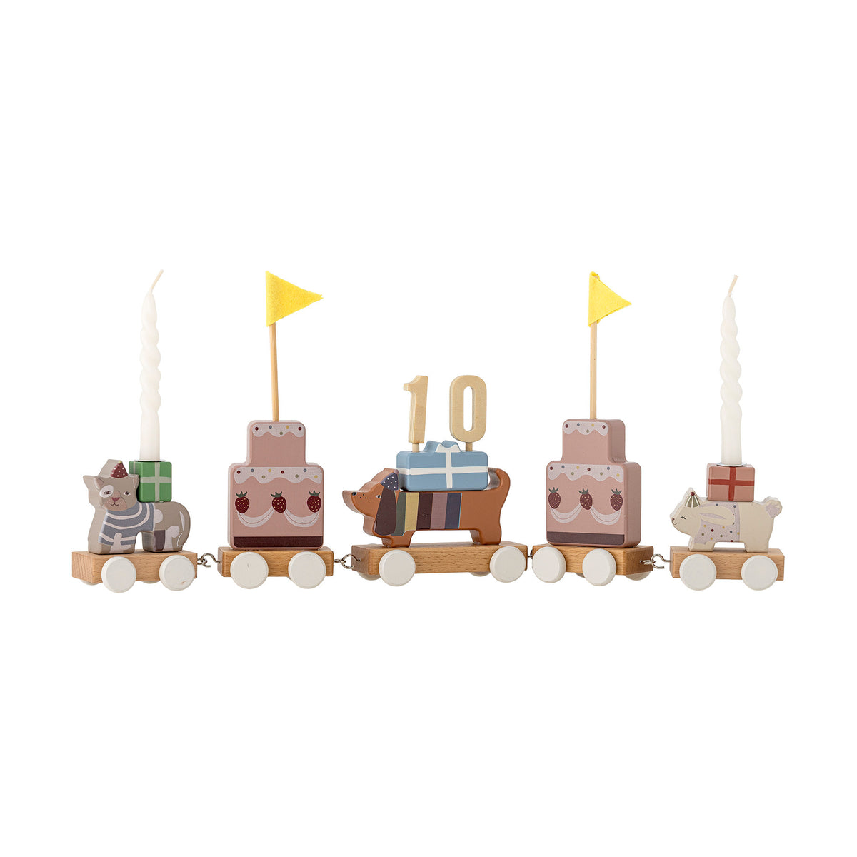 Party Geburtstagsdekoration, Bunt, FSC®100%, MDF in Multi präsentiert im Onlineshop von KAQTU Design AG. Kunstgegenstände ist von Bloomingville Mini