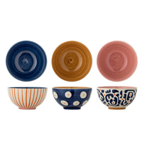 Eviaya Schale, Bunt, Steingut