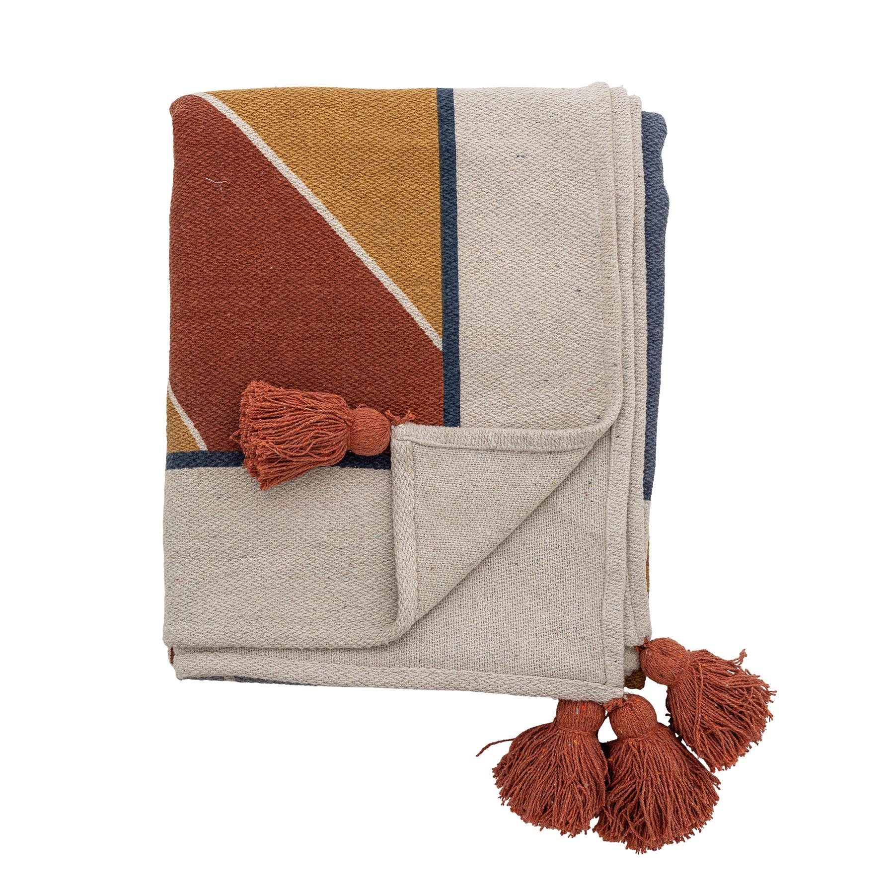 Sun Decke, Bunt, Recycelte Baumwolle in Multi präsentiert im Onlineshop von KAQTU Design AG. Bettüberwurf ist von Bloomingville Mini