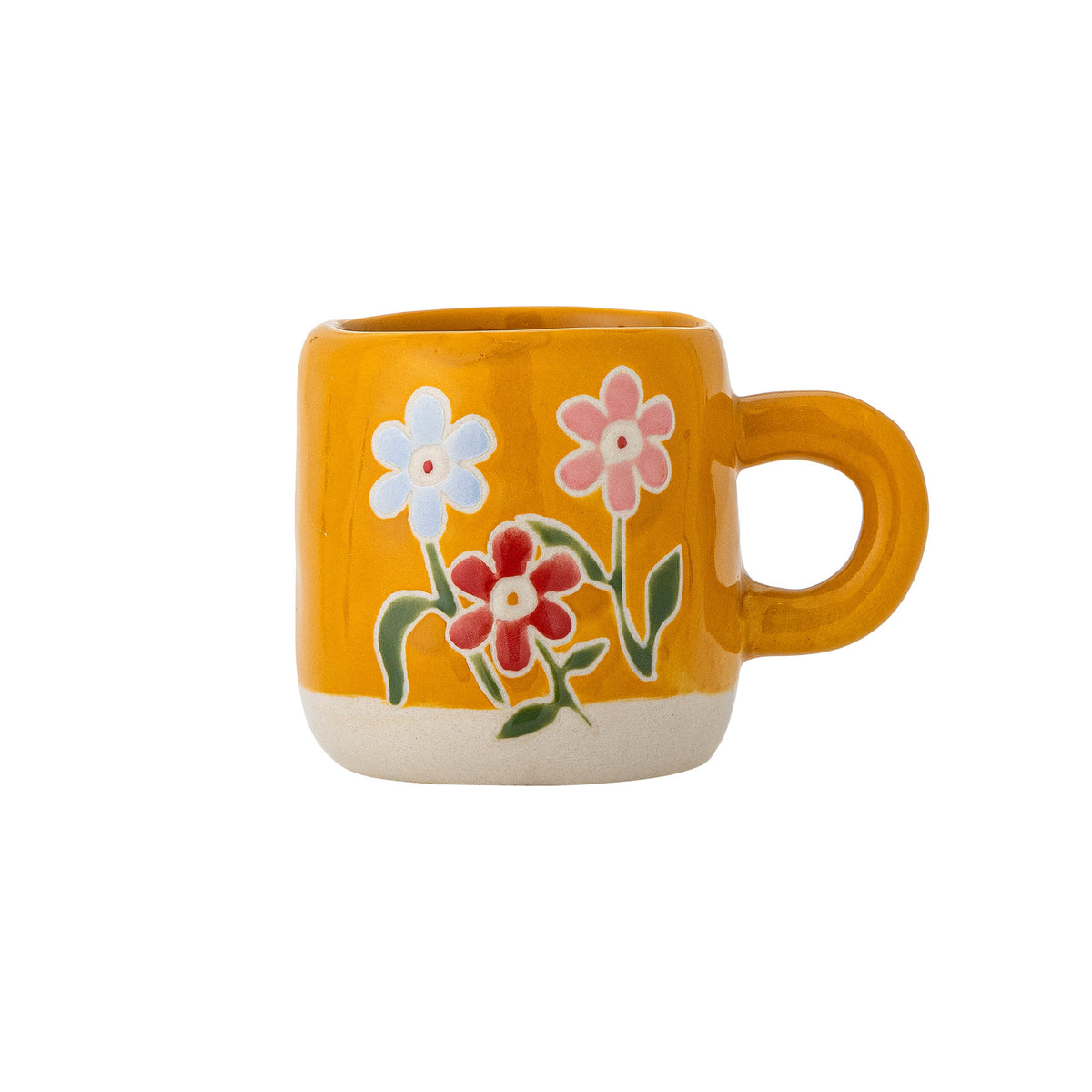 Millie Tasse, Bunt, Steingut in Multi präsentiert im Onlineshop von KAQTU Design AG. Tasse ist von Bloomingville Mini