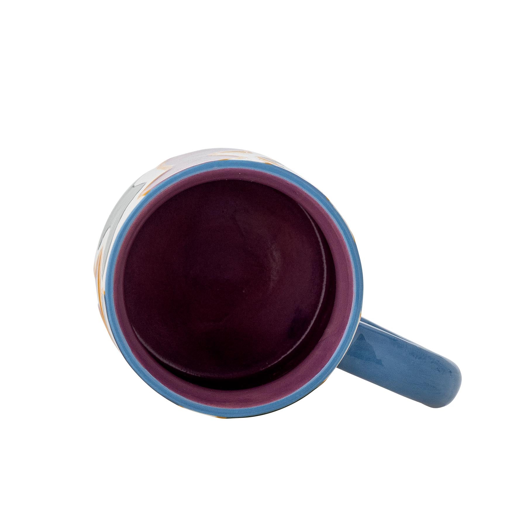 Salacia Becher, Bunt, Steingut in Multi präsentiert im Onlineshop von KAQTU Design AG. Tasse ist von Bloomingville