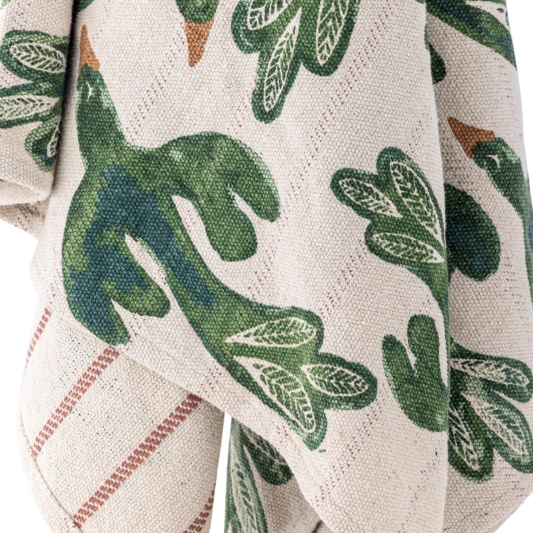 Birdliva Decke, Bunt, Recycelte Baumwolle in Multi präsentiert im Onlineshop von KAQTU Design AG. Bettüberwurf ist von Bloomingville