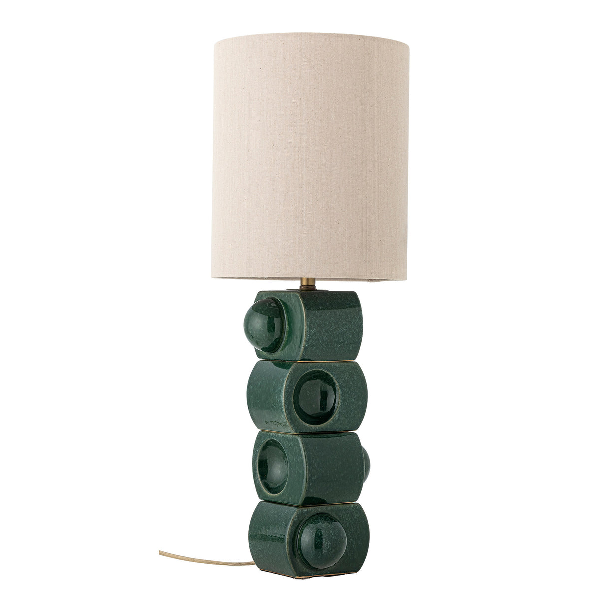 Brady Tischlampe, Grün, Steingut in Green präsentiert im Onlineshop von KAQTU Design AG. Tischleuchte ist von Bloomingville