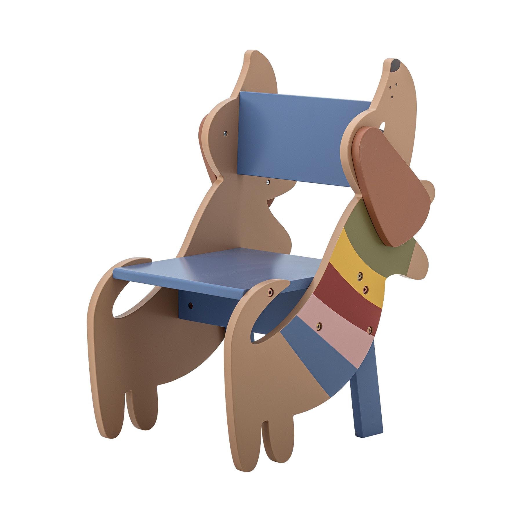 Charlie Stuhl, Bunt, FSC®100%, MDF in Multi präsentiert im Onlineshop von KAQTU Design AG. Stuhl ist von Bloomingville Mini