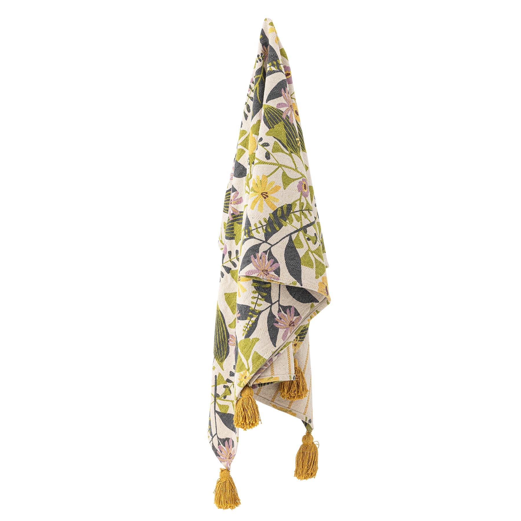 Camelie Decke, Bunt, Recycelte Baumwolle in Multi präsentiert im Onlineshop von KAQTU Design AG. Bettüberwurf ist von Creative Collection