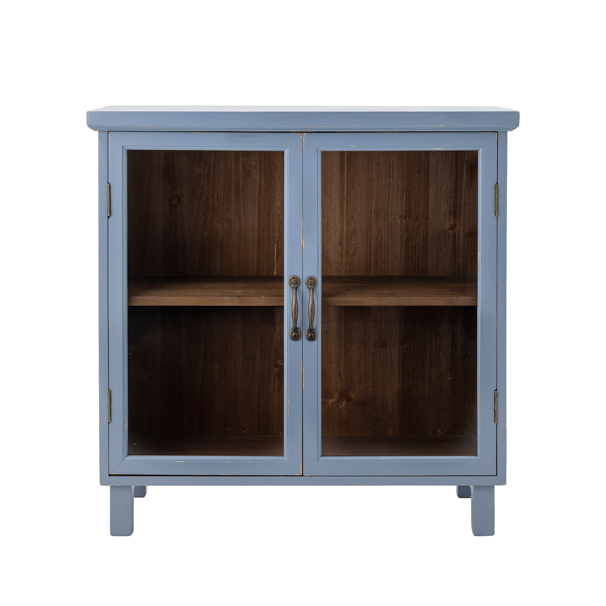 Hazem Kabinett, Blau, Tannenholz in Blau präsentiert im Onlineshop von KAQTU Design AG. Cabinet ist von Creative Collection