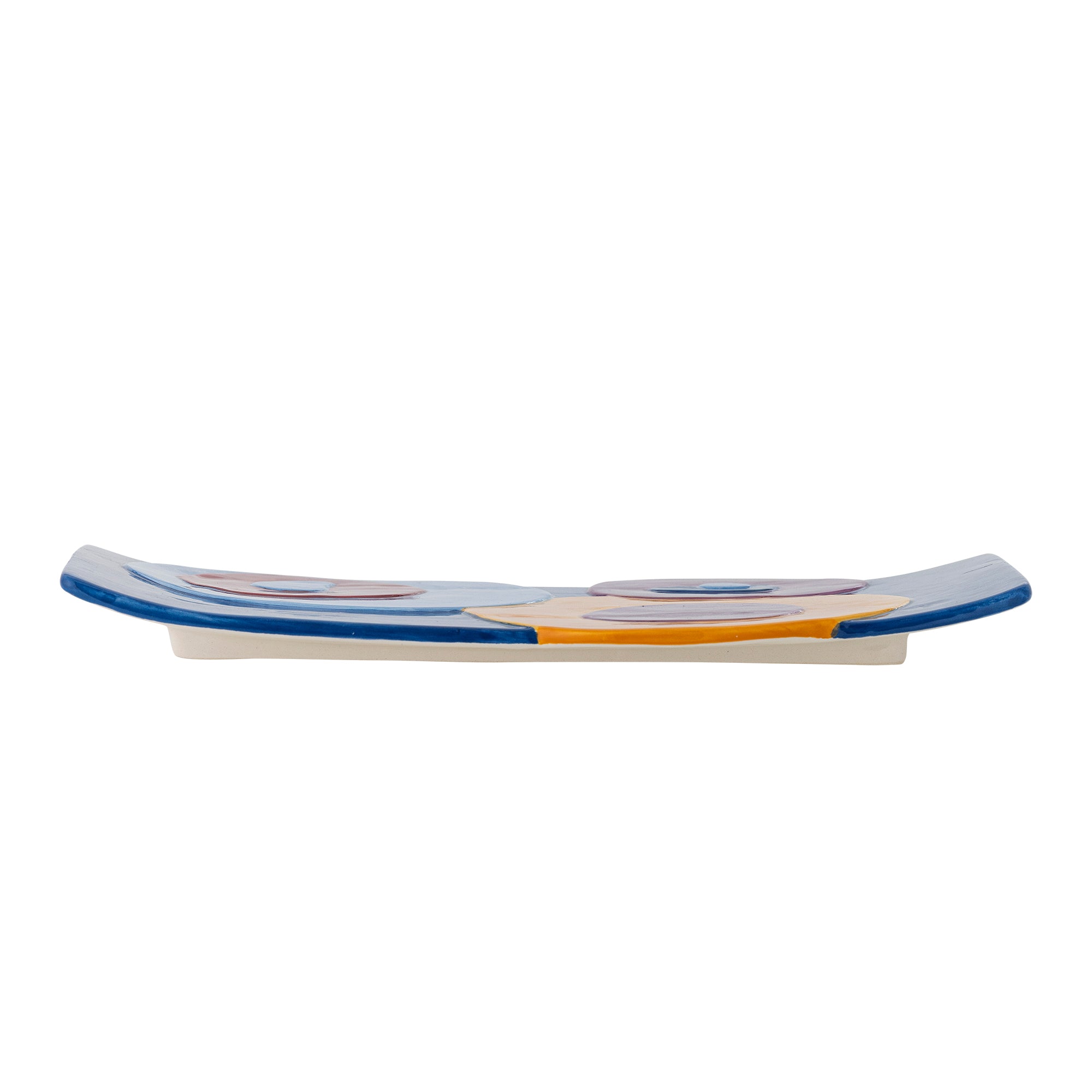 Polivia Tablett, Bunt, Keramik in Multi präsentiert im Onlineshop von KAQTU Design AG. Tablett ist von Bloomingville