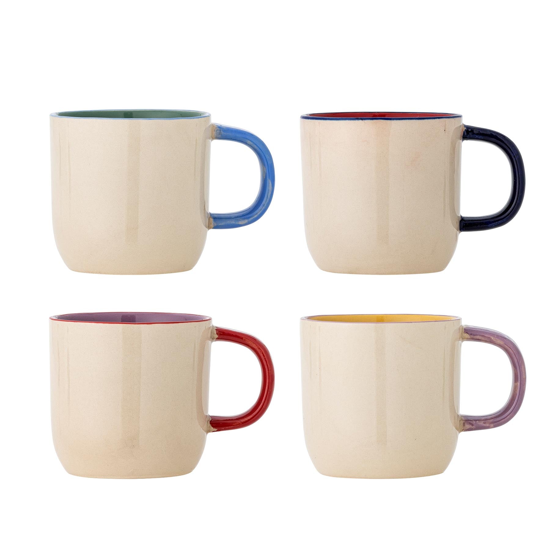 Vista Becher, Bunt, Steingut in Multi präsentiert im Onlineshop von KAQTU Design AG. Tasse ist von Bloomingville