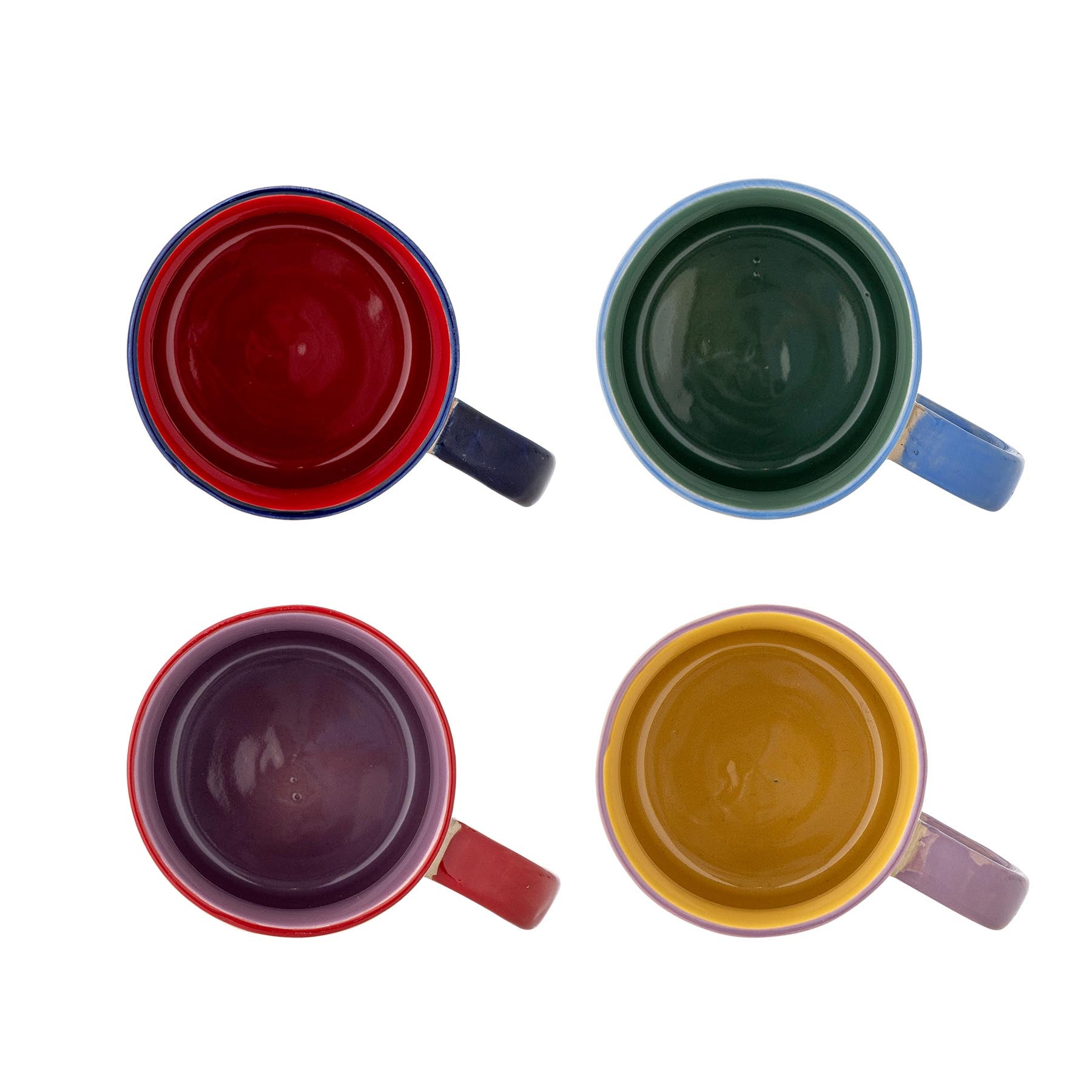 Vista Becher, Bunt, Steingut in Multi präsentiert im Onlineshop von KAQTU Design AG. Tasse ist von Bloomingville
